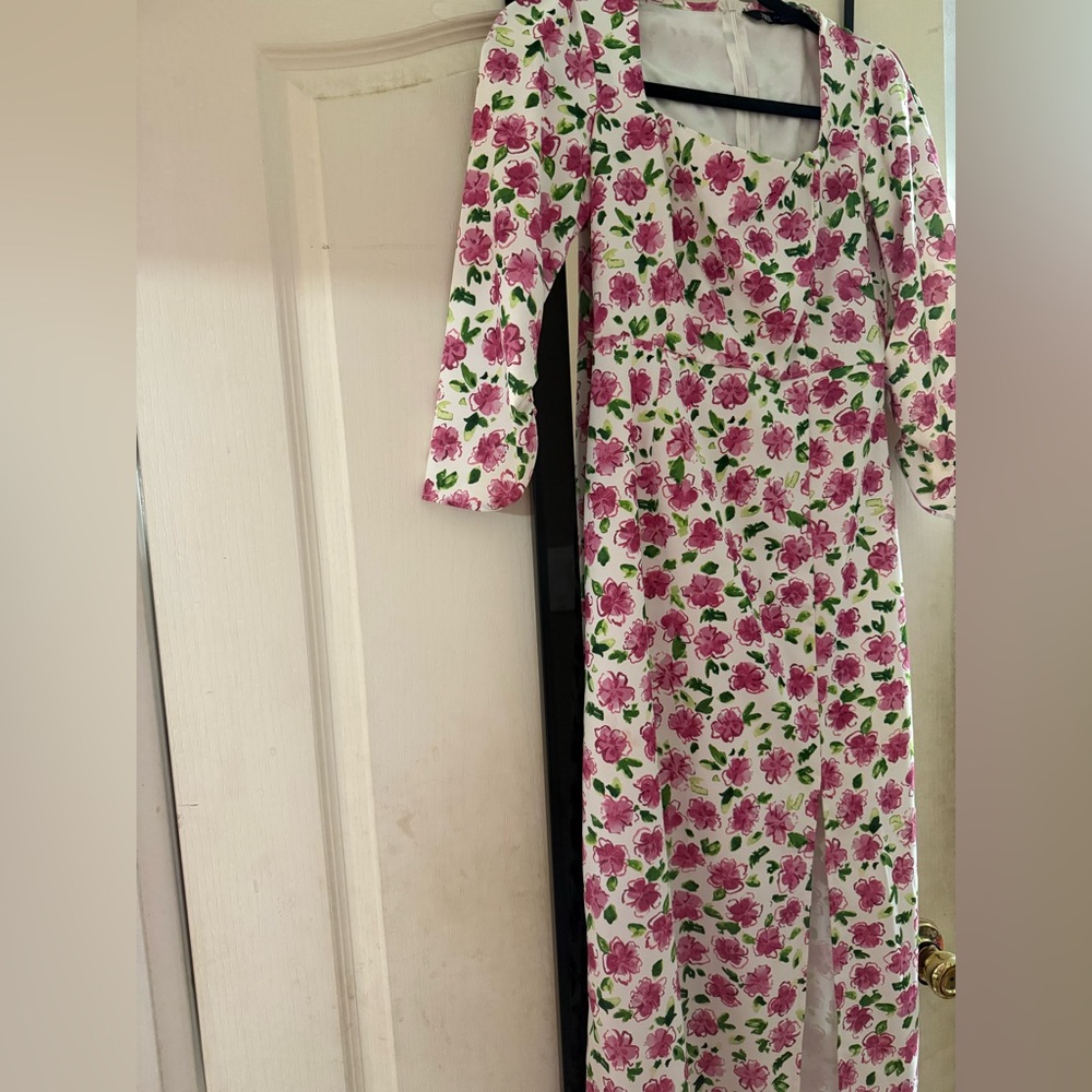Zara floral dress